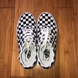 Black & White Checkered Vans